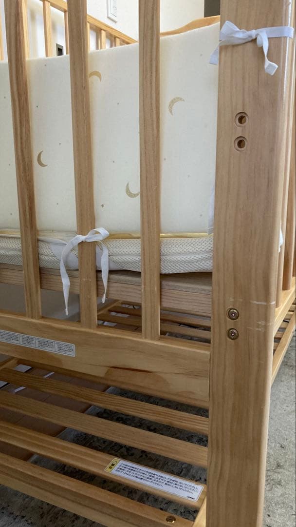 KATOJI ベビーベッド　ハイタイプ　120×70