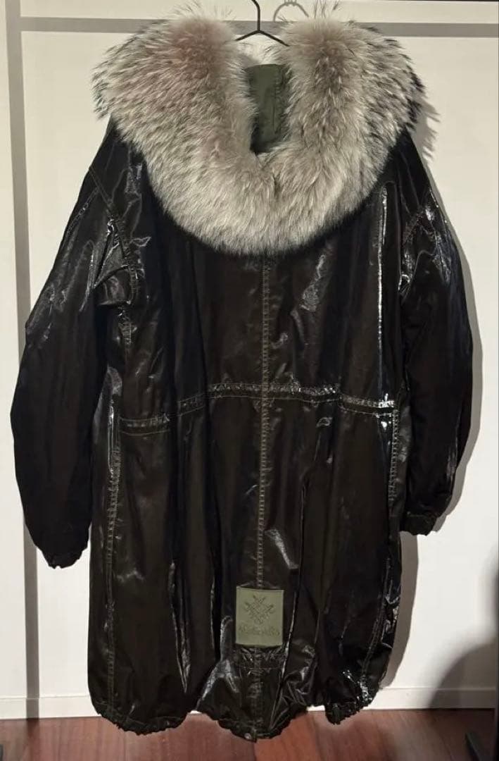 ガ*ン様 大特価　リアルラクーンファー　モッズコート