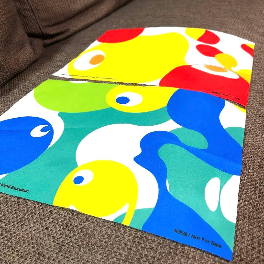 【貴重品】2025関西万博　最終閉幕日　前列限定パレード用・非売品フラッグ