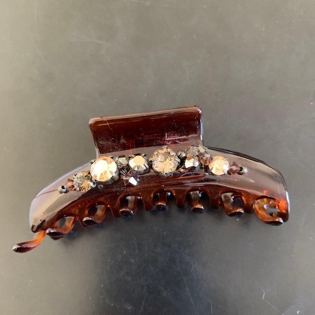 専用です！美品 コンプレックスビズ シャインドブリス バンスクリップ ブラウン