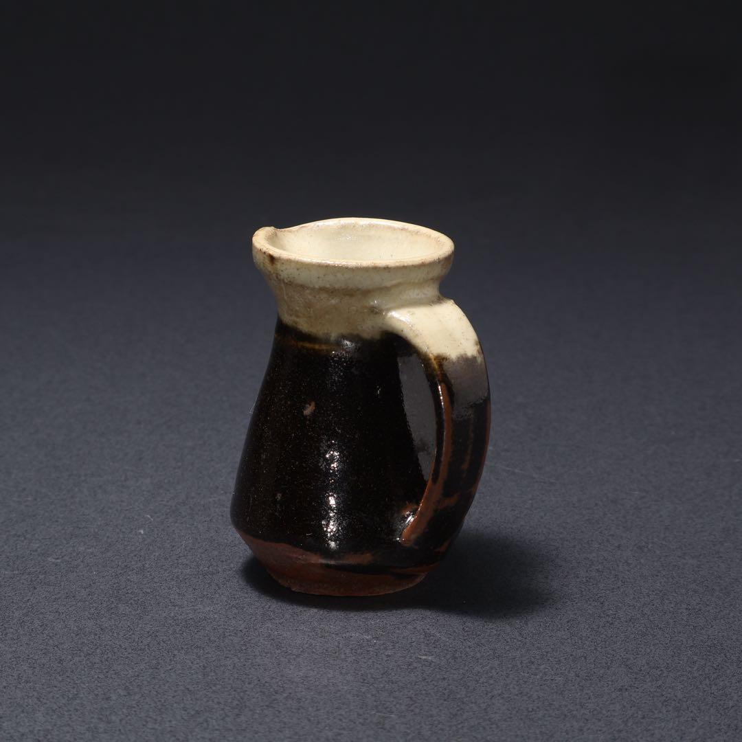 浜田庄司　掛分ミルクピッチャー　人間国宝　R1610K3