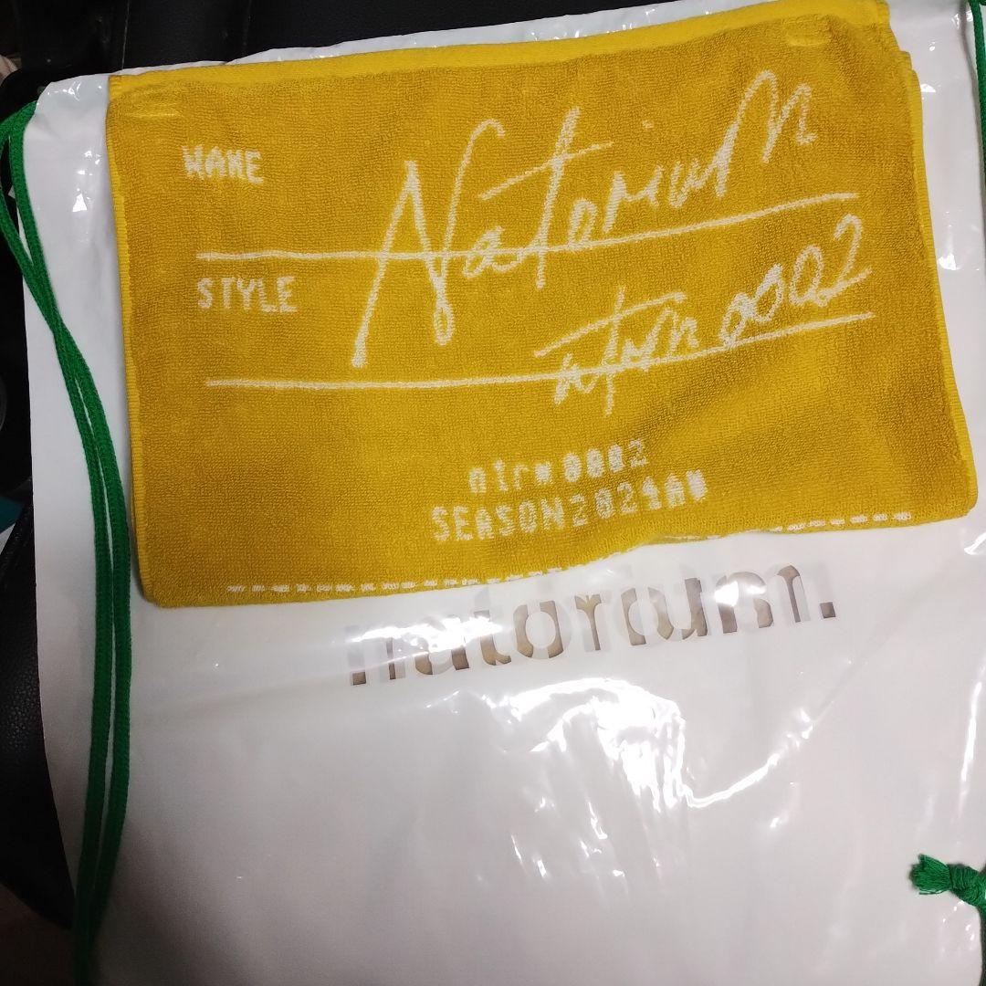 【希少】なとり フェイス タオル マスタード