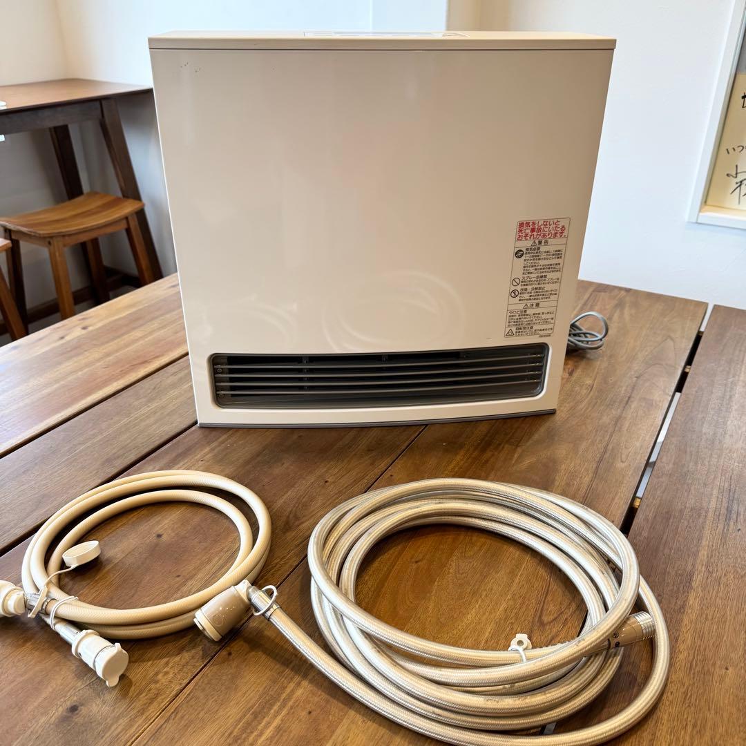【美品】ノーリツ ガスファンヒーター 都市ガス ガスコード付き