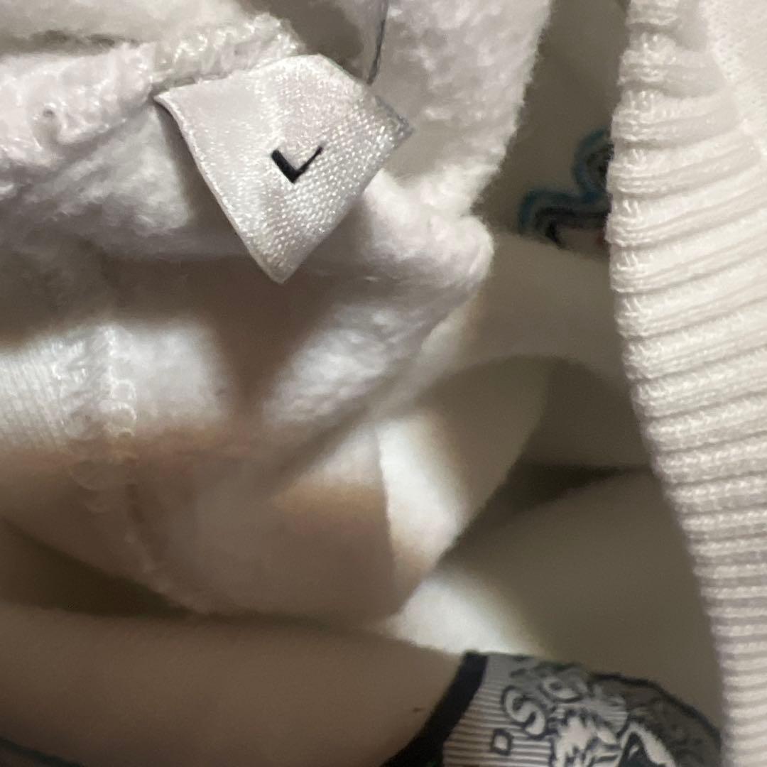 希少　廃盤モデル　KENZO トラ刺繍 ホワイトトレーナー　サイズL