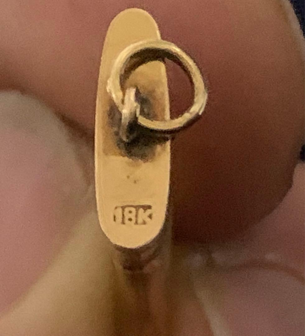 アンティーク ビクトリア朝 18K ゴールド タイガークロー ペンダント