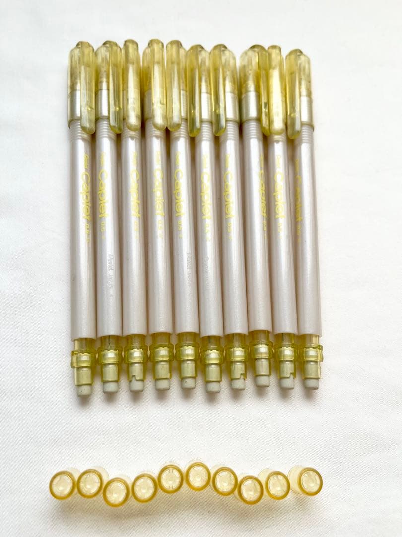 ぺんてる Caplet キャップレット シャープペン 32本パール廃盤品
