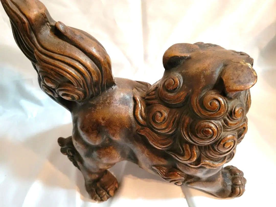 ヴィンテージ品　 ブロンズ獅子 置物