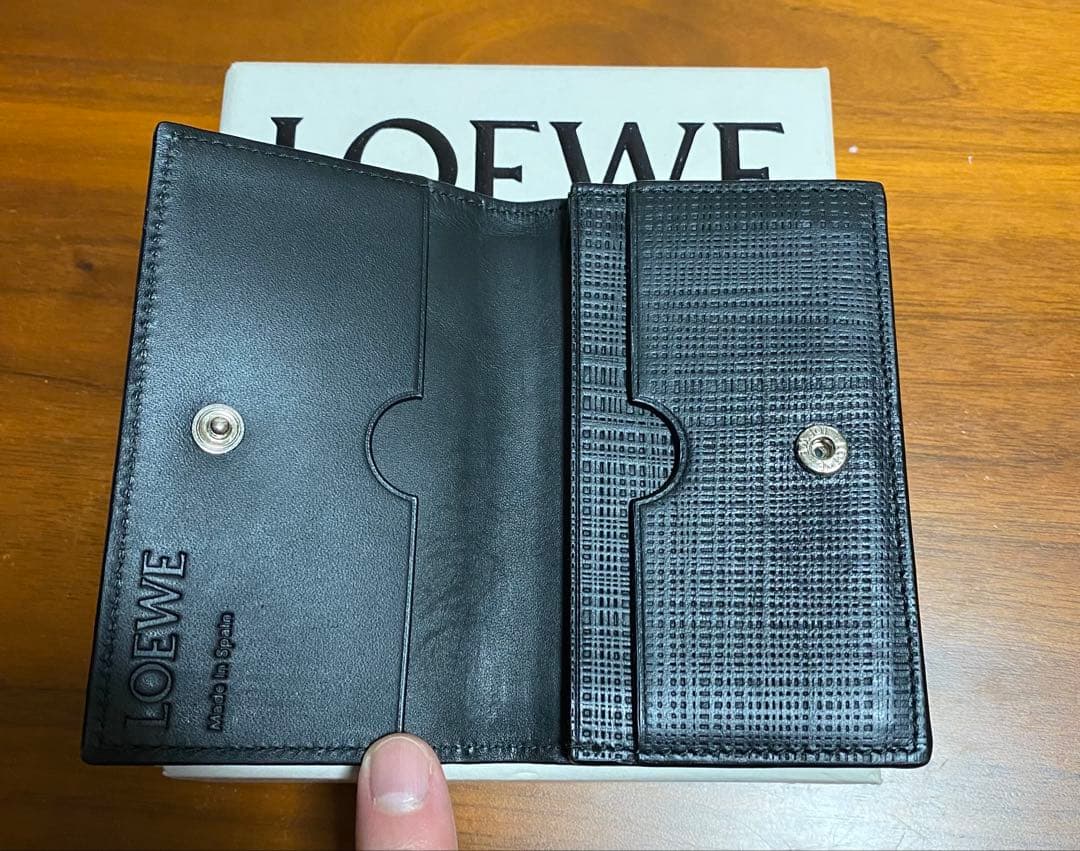 LOEWE ロエベ 名刺入れ ブラック カードケース