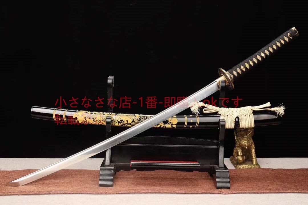 26寸T1095鋼覆土焼刃武士刀龍宇武士 古兵器  日本刀 模造刀 居合刀