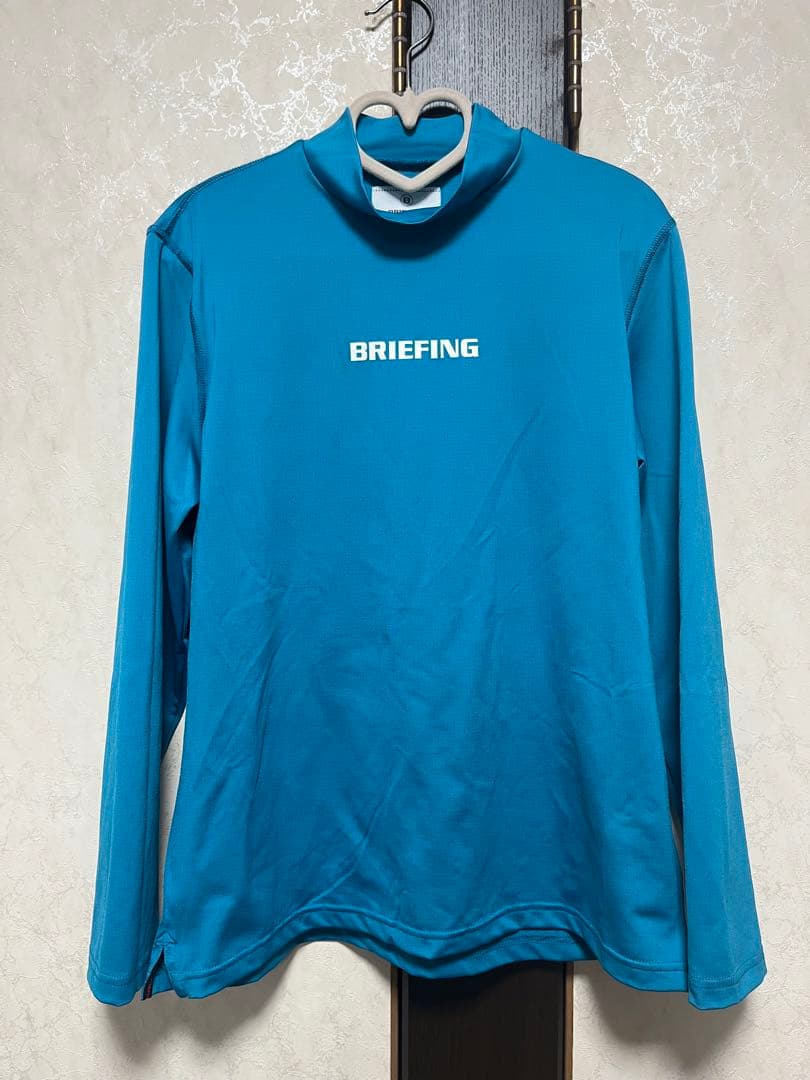 美品　ブリーフィング　ロングスリーブハイネックL
