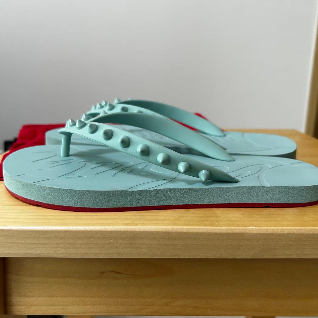 christian louboutin ルブタン ラバートングサンダル 35