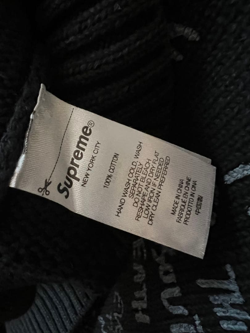 や*と様 supreme 23ss Gonz Poems Sweater M