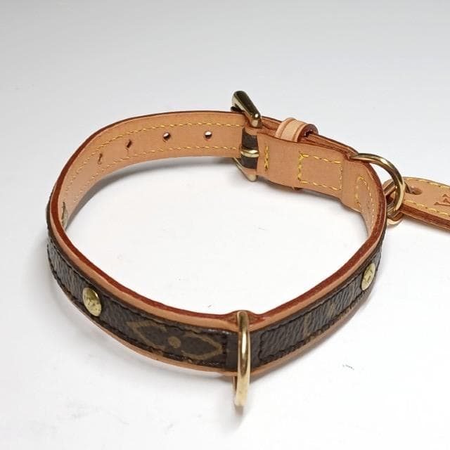 美品 ルイヴィトン 首輪 カラー 小型犬 M58072 コリエバクスターPM①