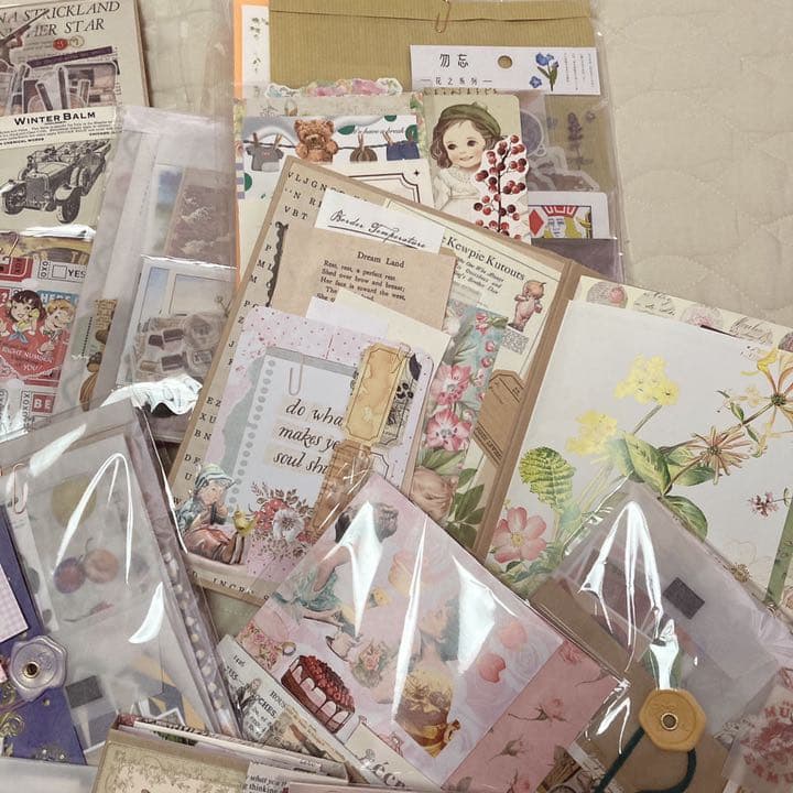 コラージュ素材 紙モノ まとめ売り