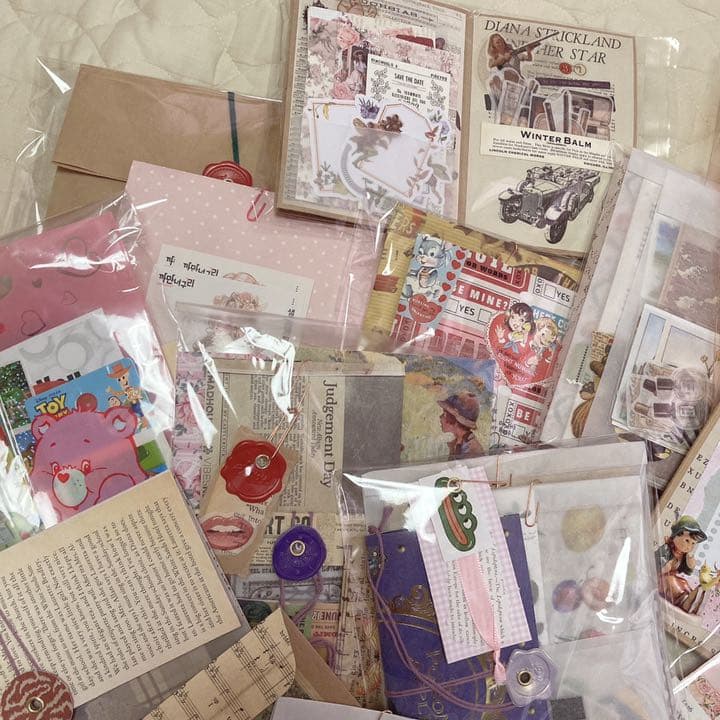 コラージュ素材 紙モノ まとめ売り