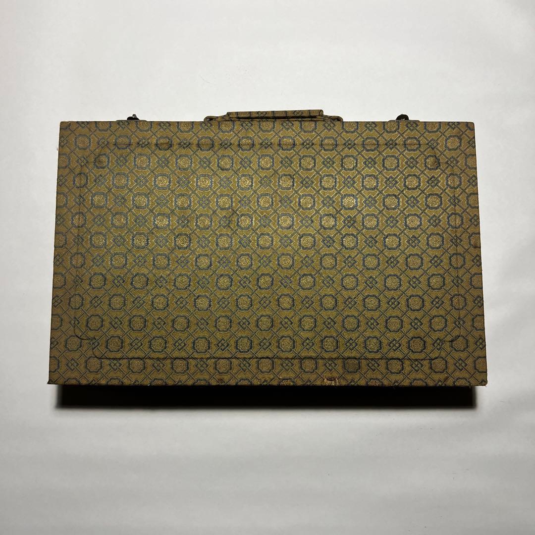 雀牌　中国　アンティーク　骨牌　竹　美術品　付属あり