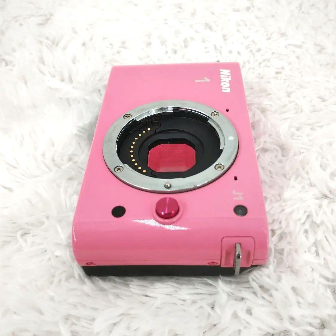 Nikon 1 J1 ピンク ✨️ バッテリー　充電器　箱　ストラップ