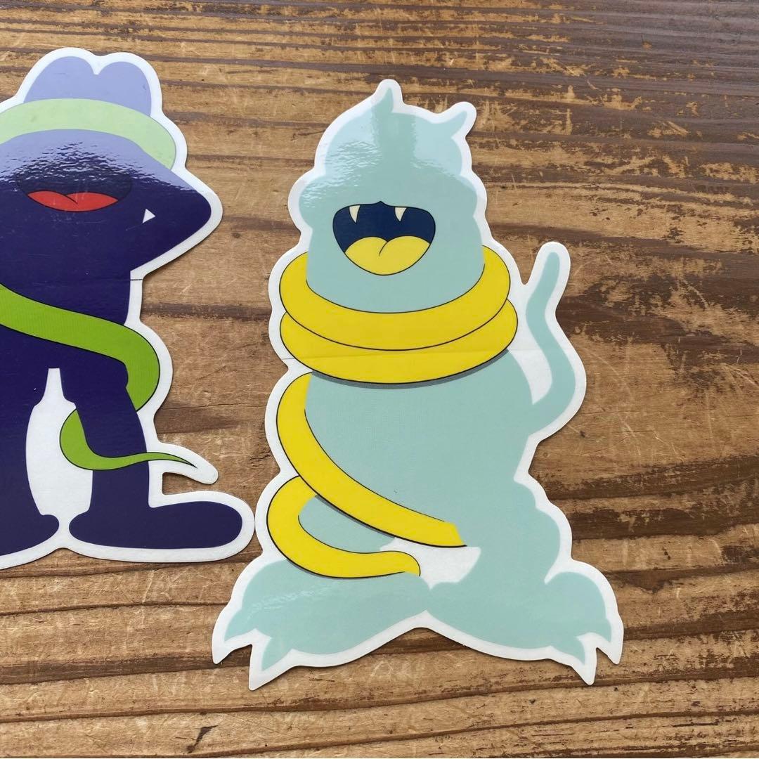 KAWS オリジナルフェイク ステッカー 4枚セット 非売品 ノベルティー