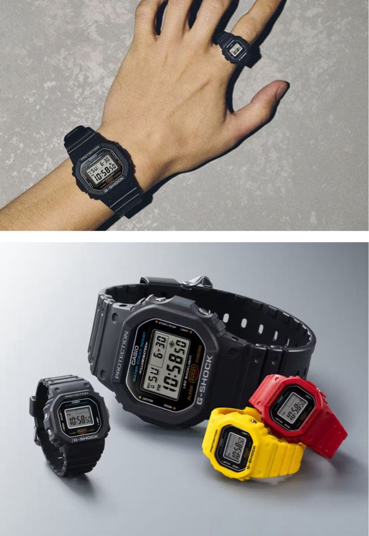 DWN-5600-1JR G-SHOCK nano レッド