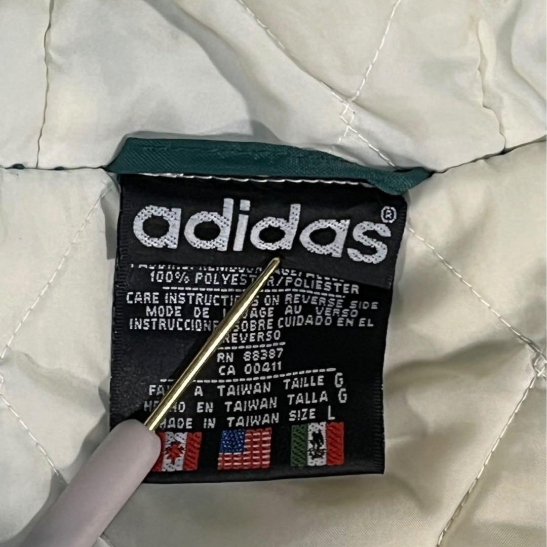【はやとわかやま 様】90s adidas 中綿ベンチコート 縦ロゴ