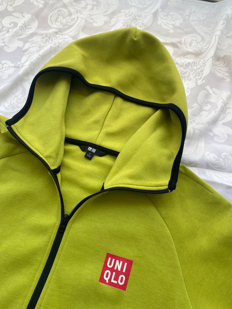 ユニクロ テニス 錦織圭モデル スウェット パーカードライ ストレッチ L