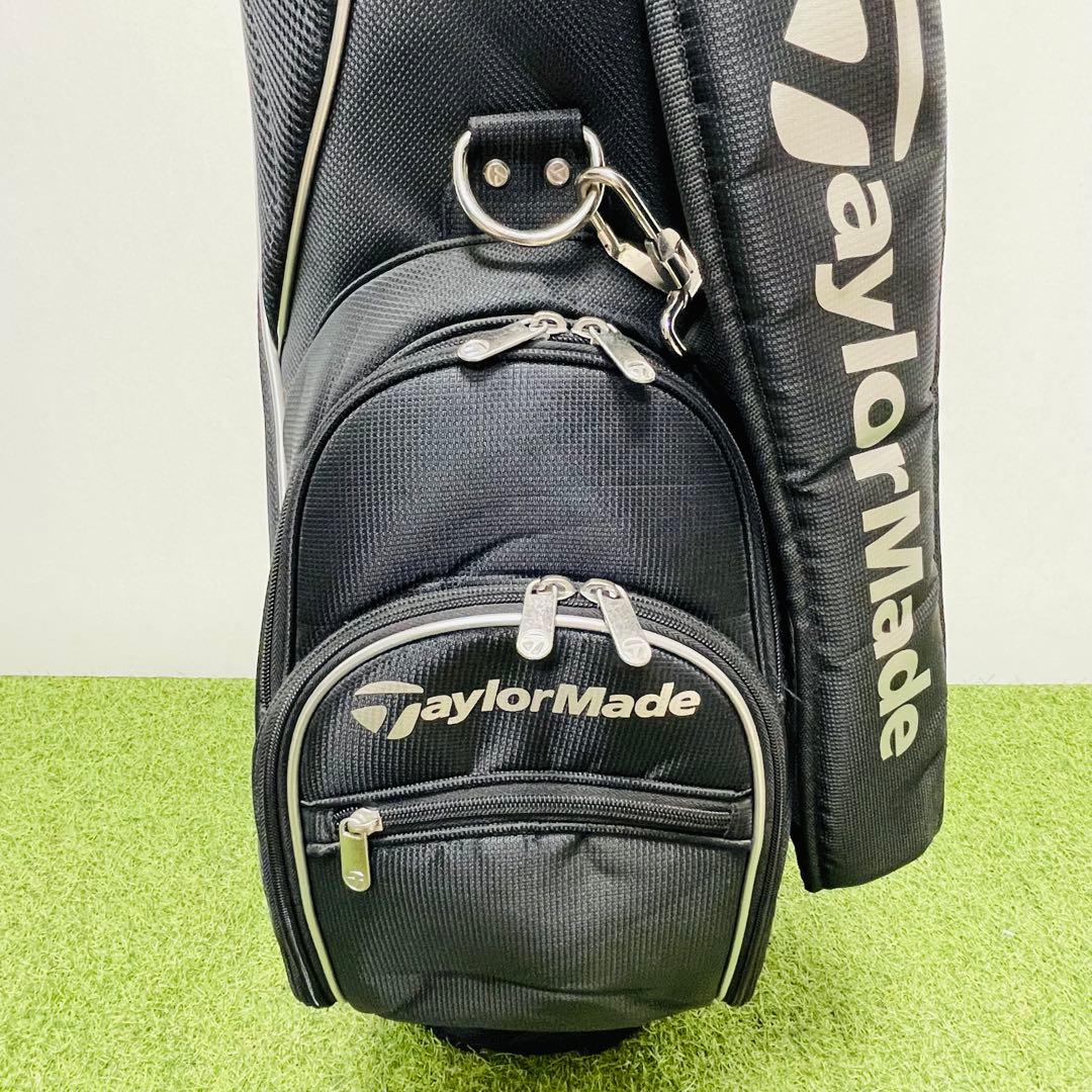 TaylorMade ゴルフバッグ 黒 キャディバッグ テーラーメイド