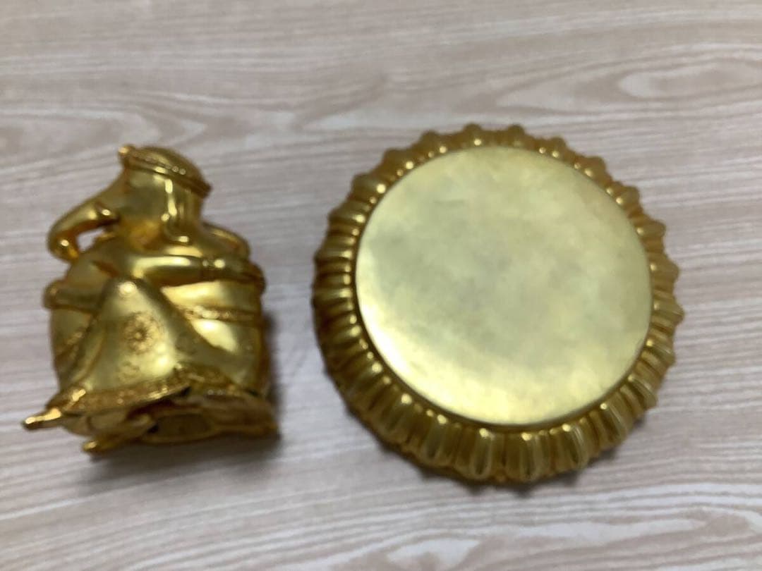 《 チベット密教　新品　1点物 》 オリジナル　鍍金　歓喜天　ガネーシャ　B