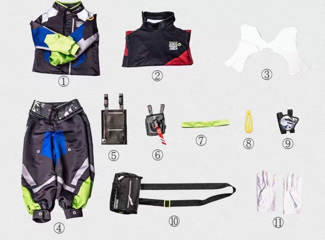 にじさんじ 伊波ライ コスプレ衣装 ウィッグ フルセット