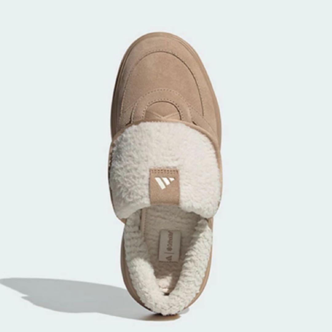 【新品】24.5 adidas ボア サンダル スリッポン