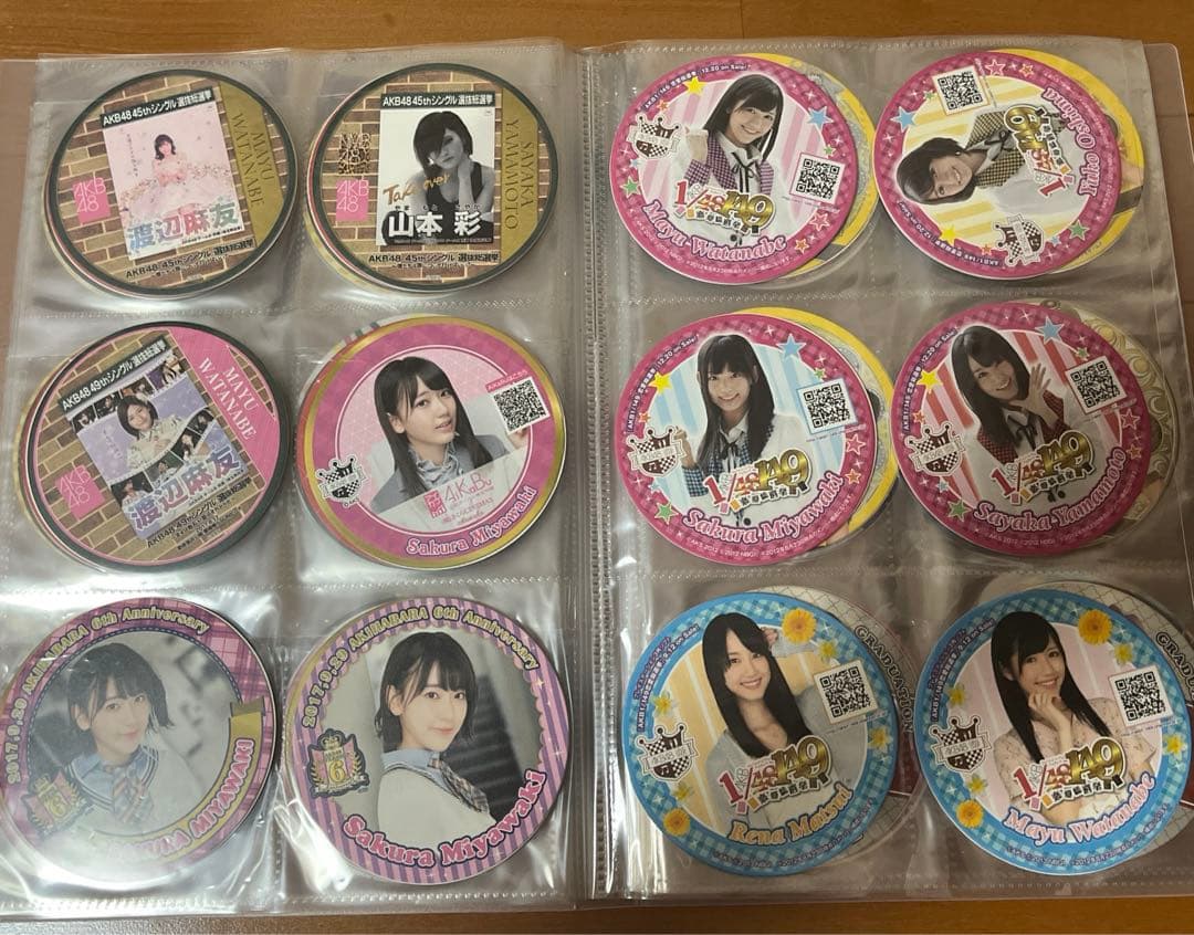 AKB48コースターまとめ 大島優子、渡辺麻友、山本彩、宮脇咲良等