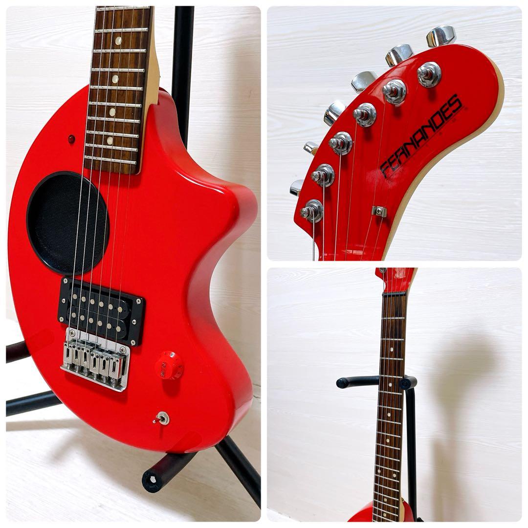 【新品交換済】 フェルナンデス zo-3 エレキギター アンプ内蔵 レッド