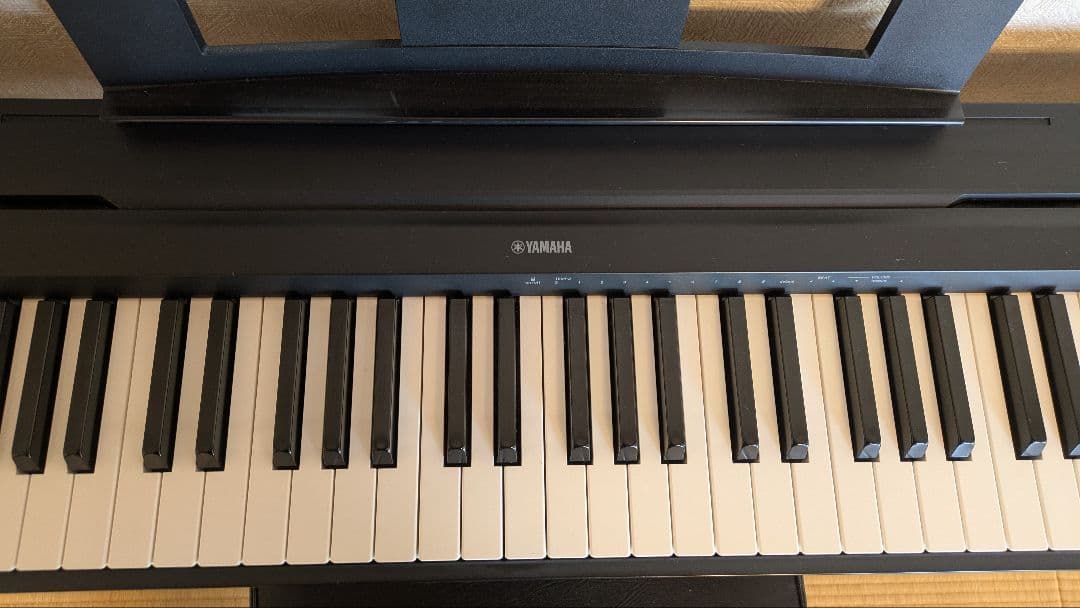YAMAHA 電子ピアノ P-45B フルセット スタンド・イス・ペダル付完動品
