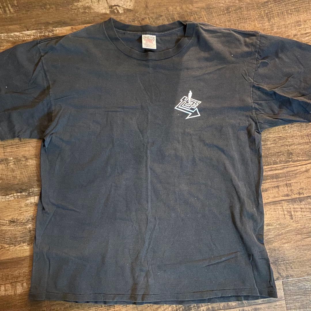 face to face / バックプリント Tシャツ ブラック