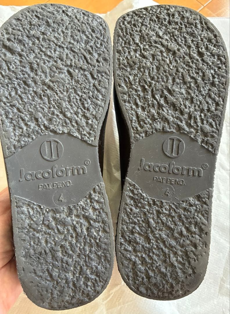 【超美品】jacoform ヤコフォーム　レザーコンフォートシューズ　約24cm