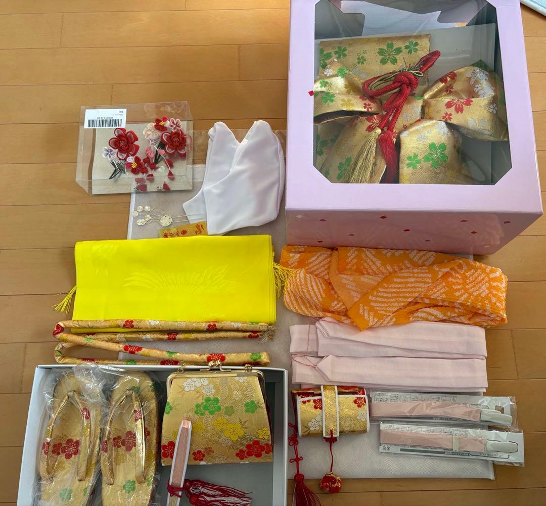 7才キッズ着物七五三フルセット