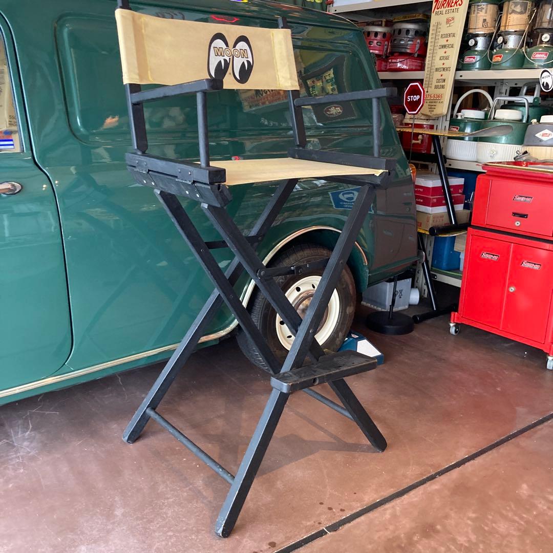 Raer1980s mooneyesカスタム フォールディングディレクターチェア