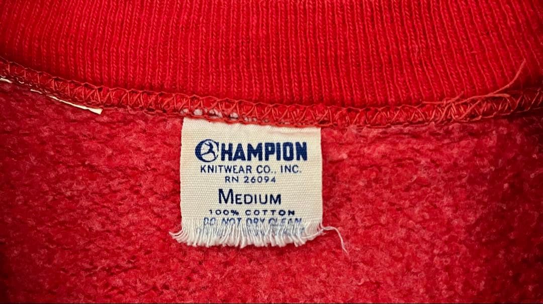 【美品】60s CHAMPION ランタグ ヴィンテージスウェット
