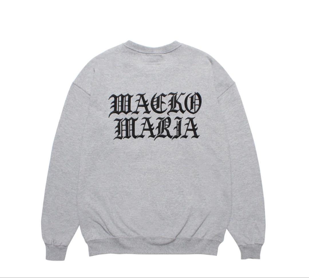 WACKO MARIA スカルプリント トレーナー グレー
