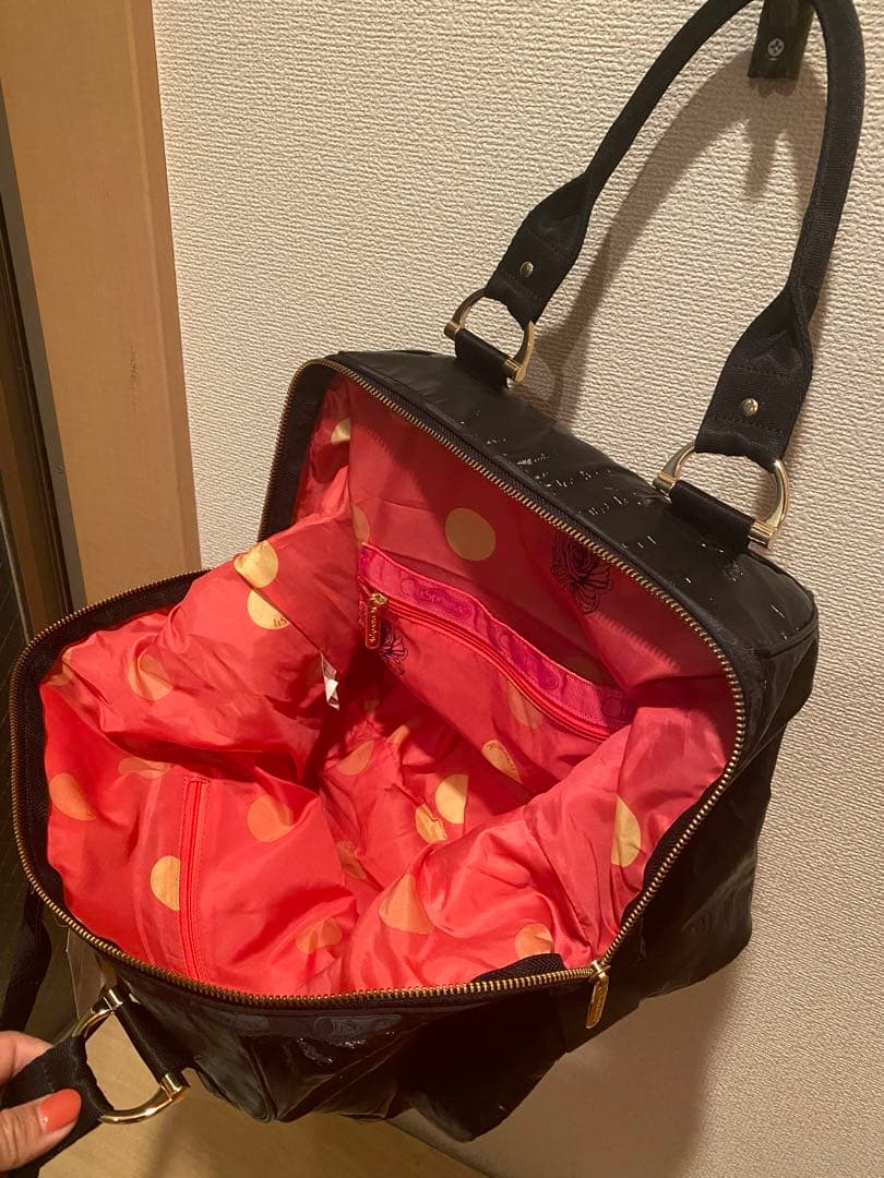 LESPORTSAC ブラック黒　バッグ　ショルダー2way レスポ