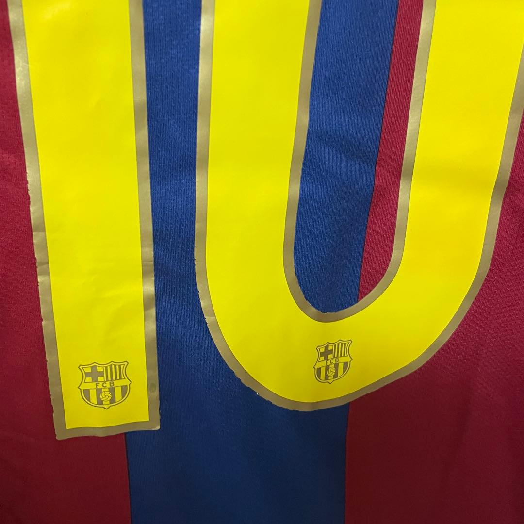 【正規品】ロナウジーニョ 10 カンプノウ50周年 バルセロナ ユニフォーム L