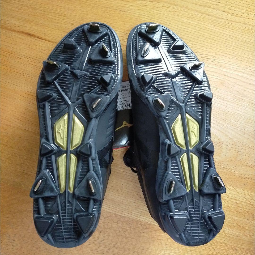 Mizuno ブラック スパイク 黒　26.0 未使用　シューズ袋付