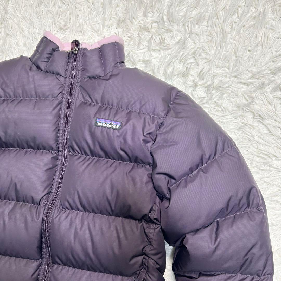 旧タグ Patagonia パタゴニア ダウンジャケット ヌプシ 肉厚 黒系 紫