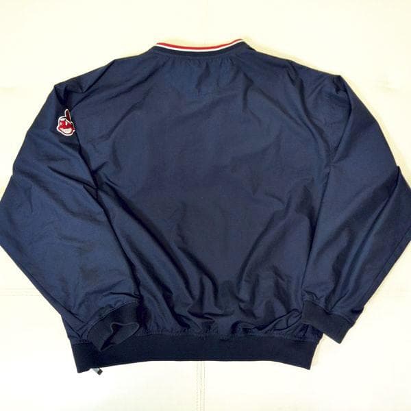 インディアンス ナイキ プルオーバー ジャケット XL ワフー酋長 ピステ ロゴ