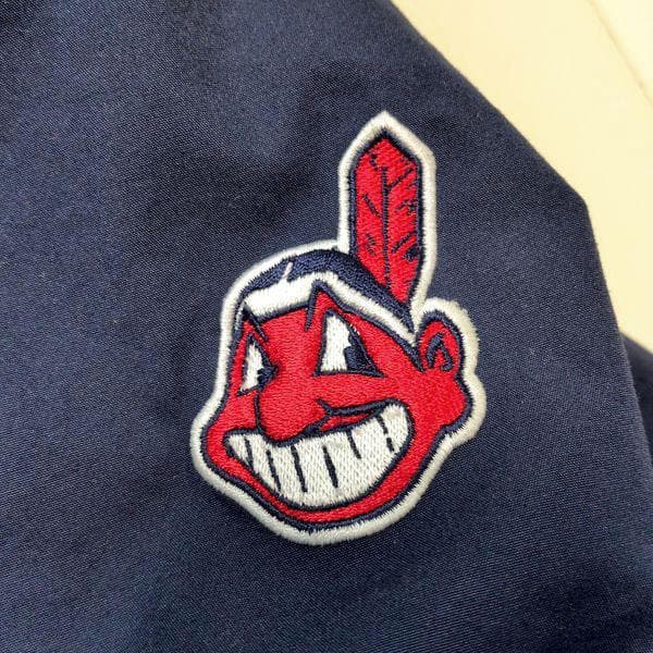 インディアンス ナイキ プルオーバー ジャケット XL ワフー酋長 ピステ ロゴ