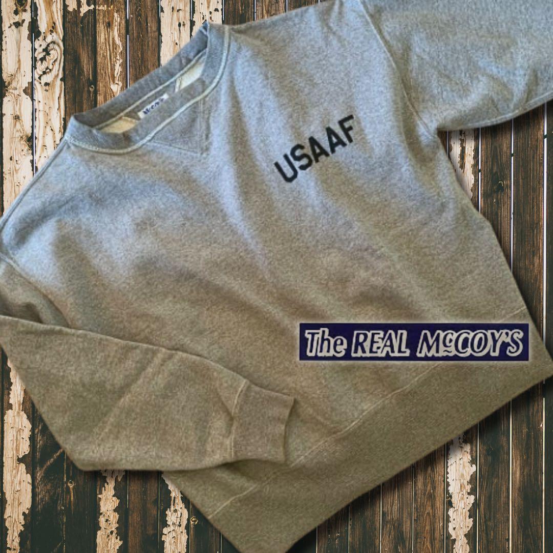 『希少サイズ◎』The REAL McCOY'S(マッコイ)USAAFスウェット