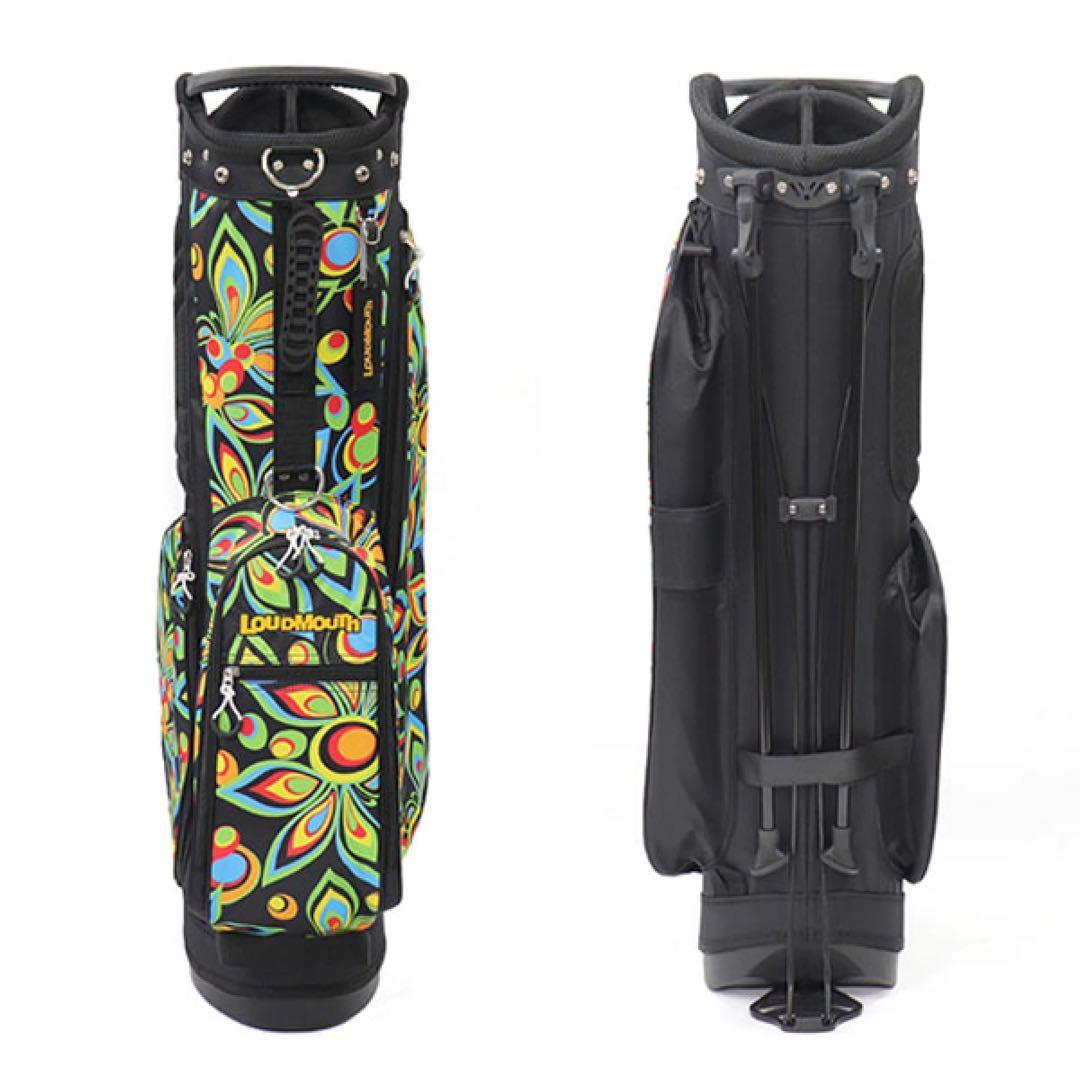 【新品】ラウドマウス キャディバッグ 8.5型 シャガデリックブラック 020