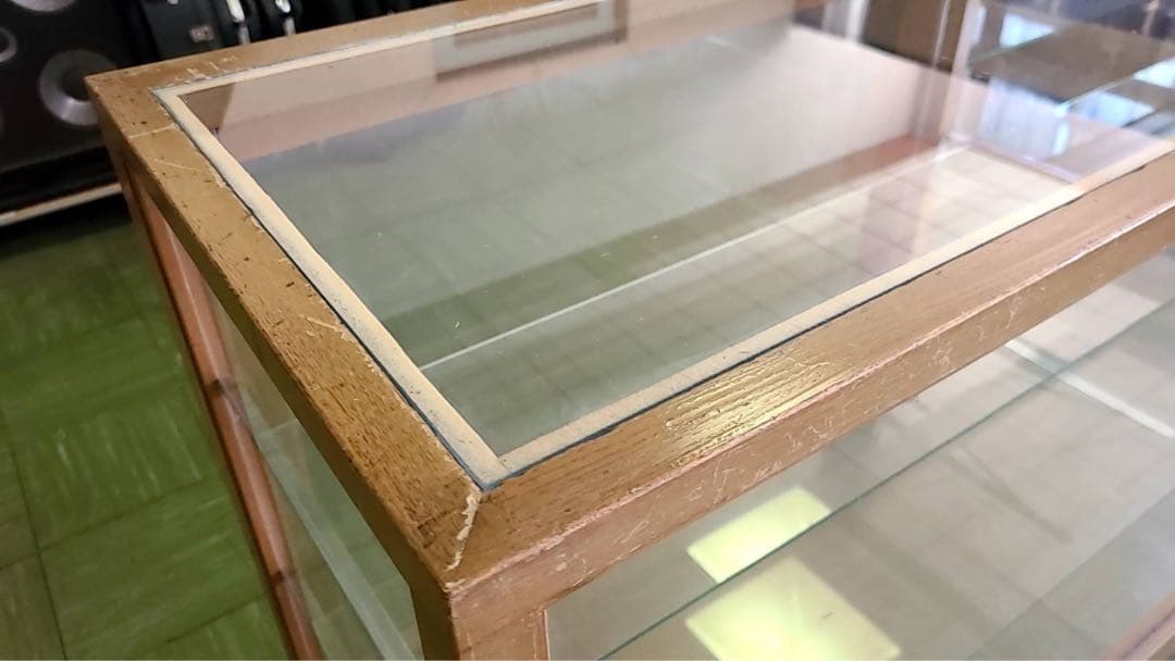 【専用/ブーヒーさん】ヴィンテージ　木製　ガラスショーケース