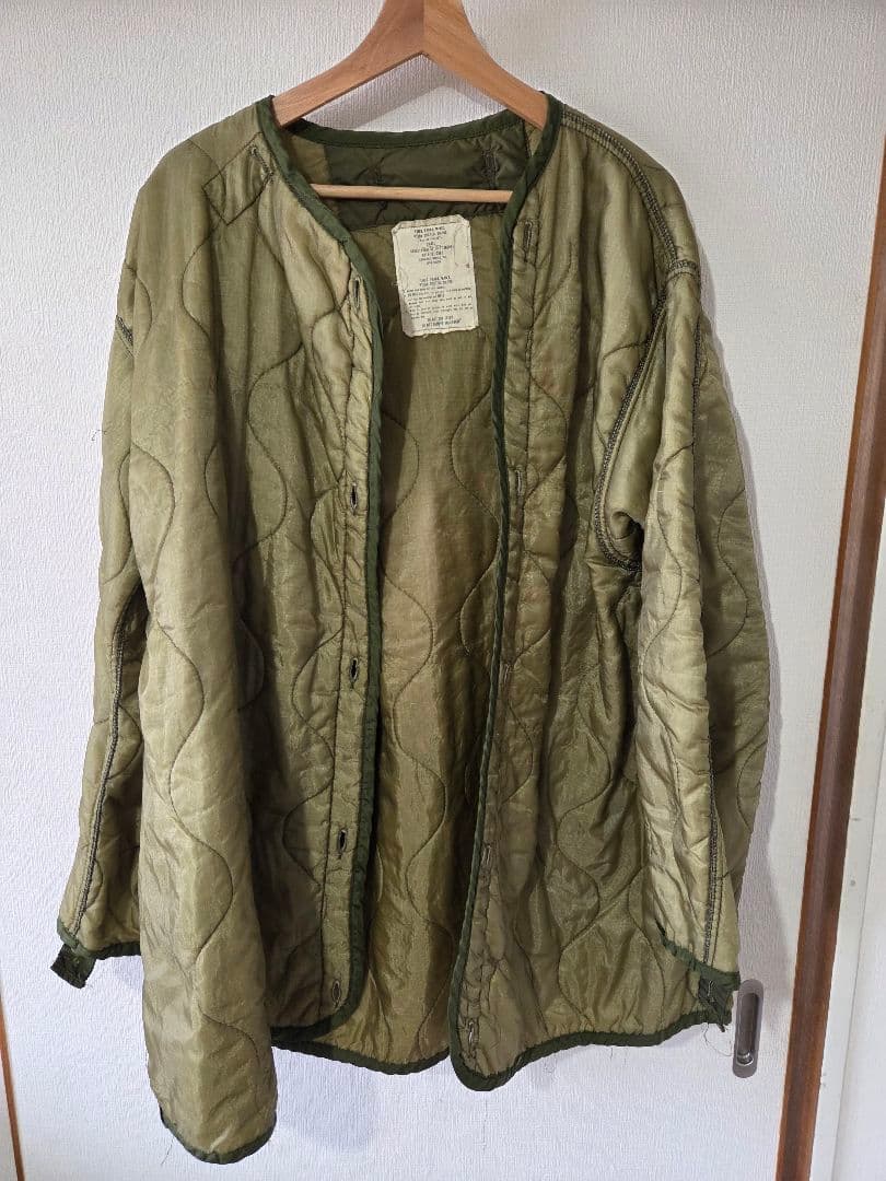 m-65 フィッシュテール 1st アルミジップ ライナー付き S-R