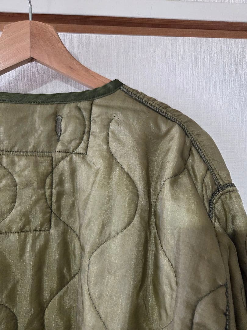 m-65 フィッシュテール 1st アルミジップ ライナー付き S-R