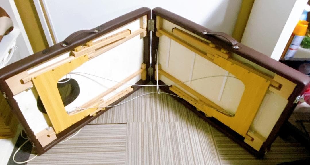 shishi　マッサージベッド 折りたたみ エステベッド 施術台